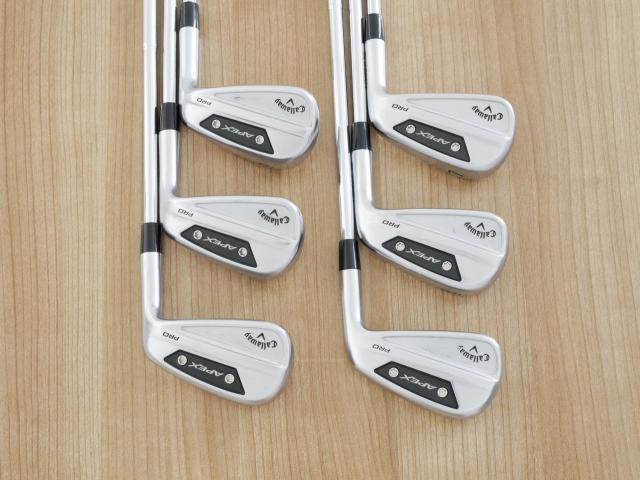 Iron set : Callaway : ชุดเหล็ก Callaway APEX Pro Forged (ออกปี 2024) มีเหล็ก 5-Pw (6 ชิ้น) ก้านเหล็ก Dynamic Gold 115 MID S200