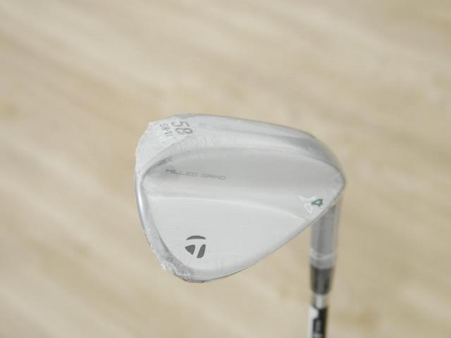 Wedge : Taylormade : **ของใหม่ ยังไม่แกะพลาสติก** Wedge Taylormade Milled Grind 4 Loft 58 ก้านเหล็ก NS Pro 950 NEO Flex S