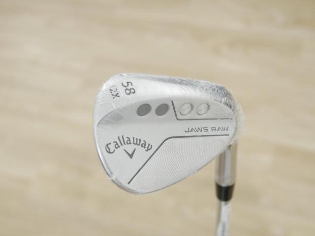 Wedge : Callaway : **ของใหม่ ยังไม่แกะพลาสติก** Wedge Callaway JAWS RAW (ปี 2023) Loft 58 ก้านเหล็ก NS Pro Modus 115 Flex S