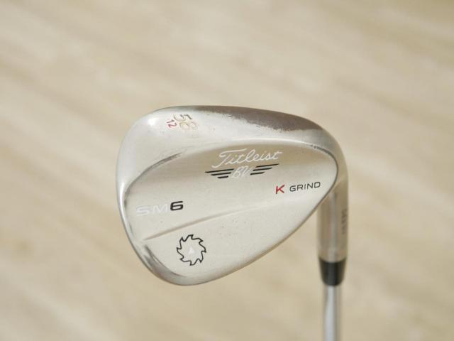 Wedge : Other : Wedge Titleist Vokey SM6 Loft 58 ก้านเหล็ก Dynamic Gold Wedge Flex