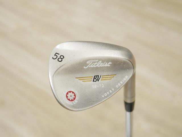 Wedge : Other : Wedge Titleist Vokey Design SPIN MILLED Loft 58 ก้านเหล็ก 