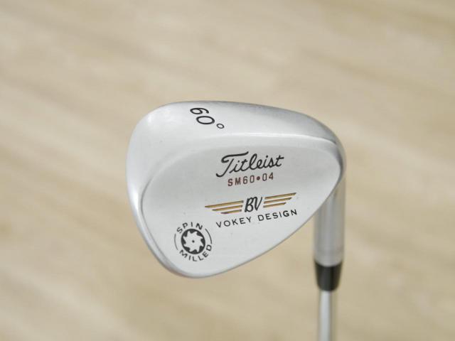 Wedge : Other : Wedge Titleist Vokey Design SPIN MILLED Loft 60 ก้านเหล็ก Dynamic Gold Wedge