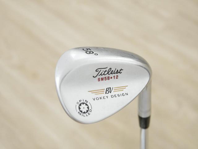 Wedge : Other : Wedge Titleist Vokey Design SPIN MILLED Loft 58 ก้านเหล็ก Dynamic Gold Wedge