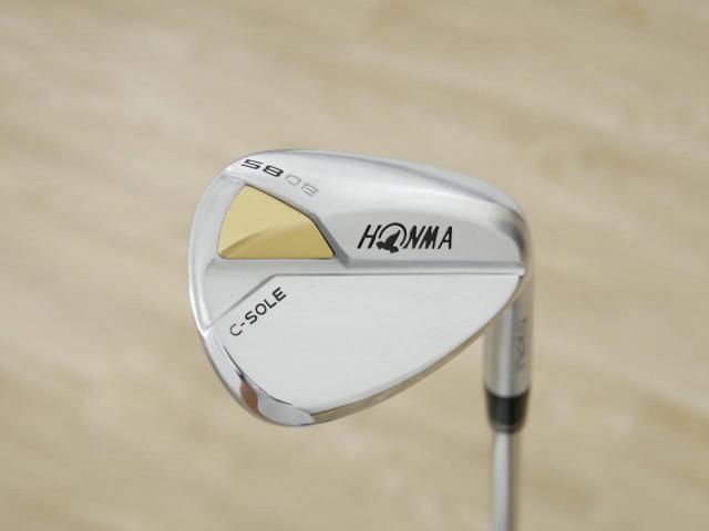 Wedge : Honma : Wedge Honma Tour World TW-W C-Sole (ปี 2022) Loft 58 ก้านเหล็ก NS Pro Zelos 7 Flex S