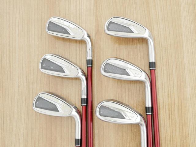 Lady club : All : ชุดเหล็ก Taylormade Stealth HD (ออกปี 2022 Japan Spec. ใบใหญ่มาก ตีง่ายสุดๆ) มีเหล็ก 7-Pw,Aw,Sw (6 ชิ้น) ก้านกราไฟต์ Mitsubishi Tensei TM40 Flex L