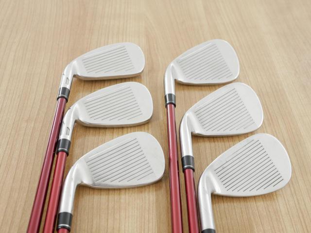 Lady club : All : ชุดเหล็ก Taylormade Stealth HD (ออกปี 2022 Japan Spec. ใบใหญ่มาก ตีง่ายสุดๆ) มีเหล็ก 7-Pw,Aw,Sw (6 ชิ้น) ก้านกราไฟต์ Mitsubishi Tensei TM40 Flex L
