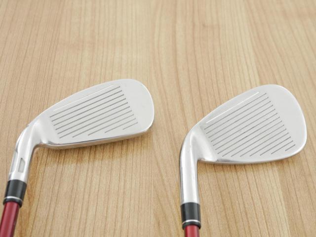 Lady club : All : ชุดเหล็ก Taylormade Stealth HD (ออกปี 2022 Japan Spec. ใบใหญ่มาก ตีง่ายสุดๆ) มีเหล็ก 7-Pw,Aw,Sw (6 ชิ้น) ก้านกราไฟต์ Mitsubishi Tensei TM40 Flex L