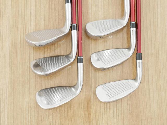 Lady club : All : ชุดเหล็ก Taylormade Stealth HD (ออกปี 2022 Japan Spec. ใบใหญ่มาก ตีง่ายสุดๆ) มีเหล็ก 7-Pw,Aw,Sw (6 ชิ้น) ก้านกราไฟต์ Mitsubishi Tensei TM40 Flex L