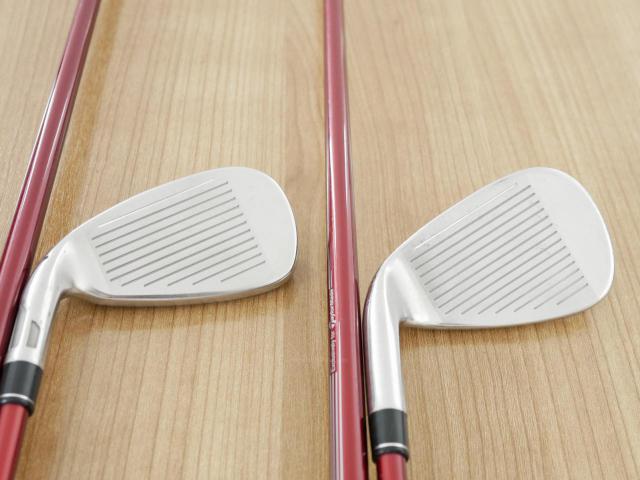 Lady club : All : ชุดเหล็ก Taylormade Stealth HD (ออกปี 2022 Japan Spec. ใบใหญ่มาก ตีง่ายสุดๆ) มีเหล็ก 7-Pw,Aw,Sw (6 ชิ้น) ก้านกราไฟต์ Mitsubishi Tensei TM40 Flex L