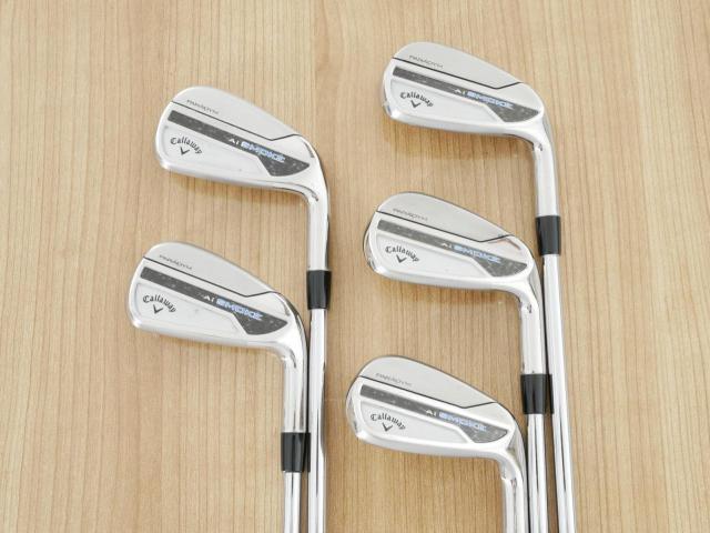 Iron set : Callaway : ชุดเหล็ก Callaway Paradym Ai Smoke (ออกปี 2024 ตีง่ายมาก ไกล Japan Spec.) มีเหล็ก 6-Pw (5 ชิ้น) ก้านเหล็ก NS Pro 850 Flex R