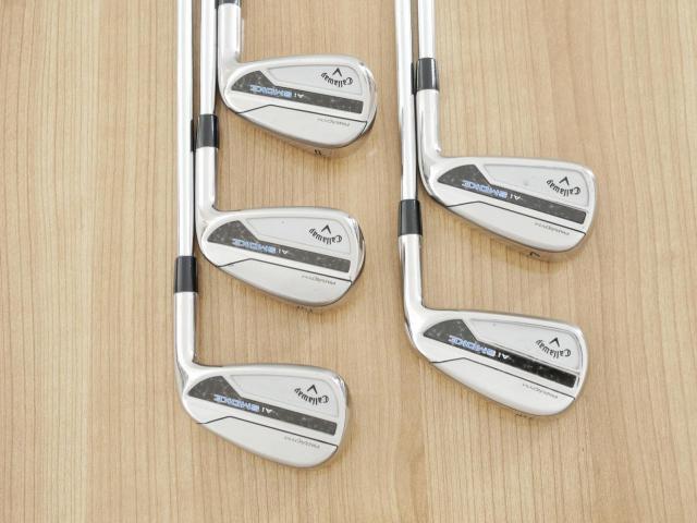 Iron set : Callaway : ชุดเหล็ก Callaway Paradym Ai Smoke (ออกปี 2024 ตีง่ายมาก ไกล Japan Spec.) มีเหล็ก 6-Pw (5 ชิ้น) ก้านเหล็ก NS Pro 850 Flex R