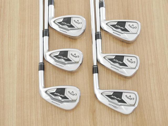 Iron set : Callaway : **มีตำหนิ** ชุดเหล็ก Callaway APEX Forged (ออกปี 2019) มีเหล็ก 5-Pw (6 ชิ้น) ก้านเหล็ก NS Pro Modus 105 Flex S