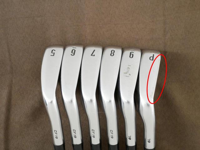 Iron set : Callaway : **มีตำหนิ** ชุดเหล็ก Callaway APEX Forged (ออกปี 2019) มีเหล็ก 5-Pw (6 ชิ้น) ก้านเหล็ก NS Pro Modus 105 Flex S