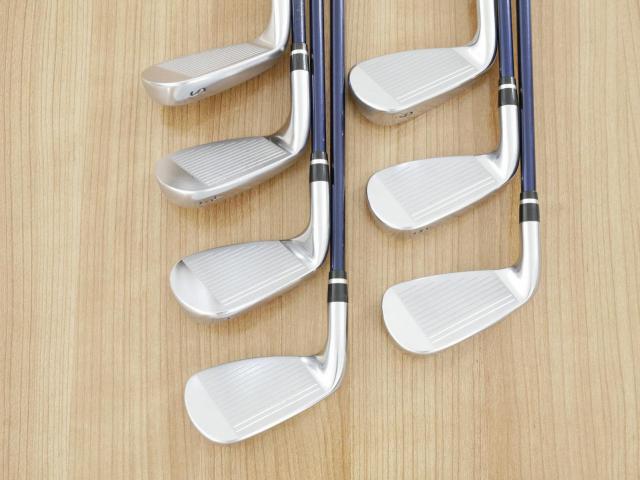 Iron set : Yamaha : ชุดเหล็ก Yamaha Inpres UD+2 (ออกปี 2021 ตีไกลที่สุด ไกลกว่าเหล็กทั่วไป 2 เบอร์ หน้าเด้ง COR 0.822) มีเหล็ก 7-Pw,Aw,As,Sw (7 ชิ้น) ก้านกราไฟต์ Fujikura Air Speeder M421i Flex R