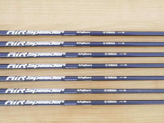 Iron set : Yamaha : ชุดเหล็ก Yamaha Inpres UD+2 (ออกปี 2021 ตีไกลที่สุด ไกลกว่าเหล็กทั่วไป 2 เบอร์ หน้าเด้ง COR 0.822) มีเหล็ก 7-Pw,Aw,As,Sw (7 ชิ้น) ก้านกราไฟต์ Fujikura Air Speeder M421i Flex R