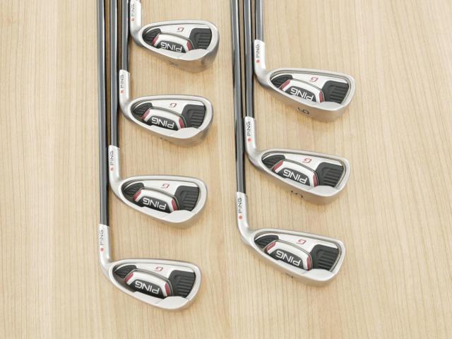 Iron set : Ping : ชุดเหล็ก Ping G20 (ใบใหญ่ ตีง่ายมาก) มีเหล็ก 4-Pw (7 ชิ้น) ก้านกราไฟต์ Flex R