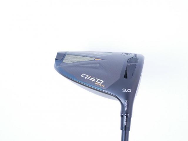 Driver : Taylormade : ไดรเวอร์ Taylormade Qi4D MAX (รุ่นใหม่ล่าสุด ออกปี 2026) Loft 9 ก้าน Mitsubishi REAX 50 Flex S