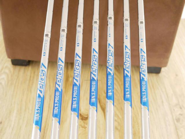Iron set : Yonex : ชุดเหล็ก Yonex Royal E-Zone (รุ่นปี 2019 หน้าเด้งสุดๆ COR 0.82 ก้านดีมาก ตีไกลสุดๆ) มีเหล็ก 6-Pw,Aw,As (7 ชิ้น ตีไกลกว่าปกติ 2 เบอร์) ก้านเหล็ก NS Pro Zelos 7 Flex S