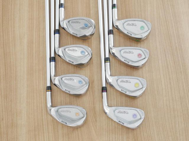 Iron set : Kasco : ชุดเหล็ก Kasco TARO Big Super Hyten (หน้าเด้ง ตีง่าย ไกล) มีเหล็ก 5-Pw,Aw,Sw (8 ชิ้น) ก้านกราไฟต์ Flex R