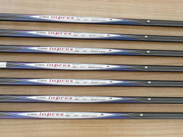 Iron set : Yamaha : ชุดเหล็ก Yamaha Inpres X 460D (หน้า Maraging เด้ง ไกล) มีเหล็ก 5-Pw,Sw (7 ชิ้น) ก้านกราไฟต์ Flex R