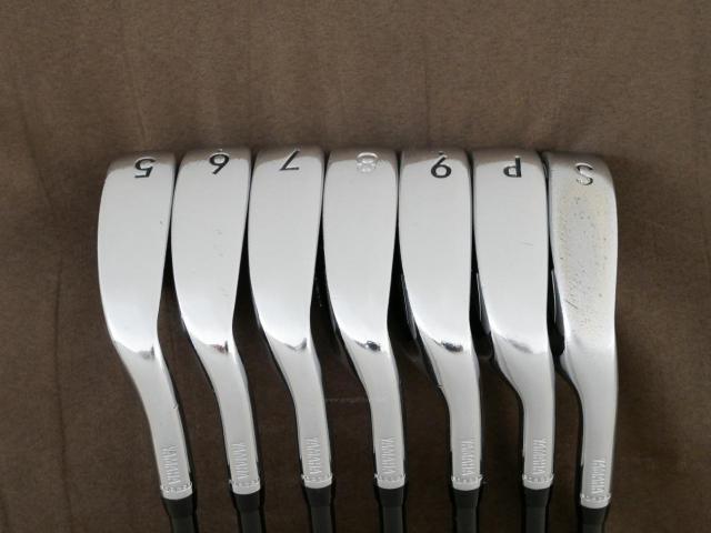 Iron set : Yamaha : ชุดเหล็ก Yamaha Inpres X 460D (หน้า Maraging เด้ง ไกล) มีเหล็ก 5-Pw,Sw (7 ชิ้น) ก้านกราไฟต์ Flex R
