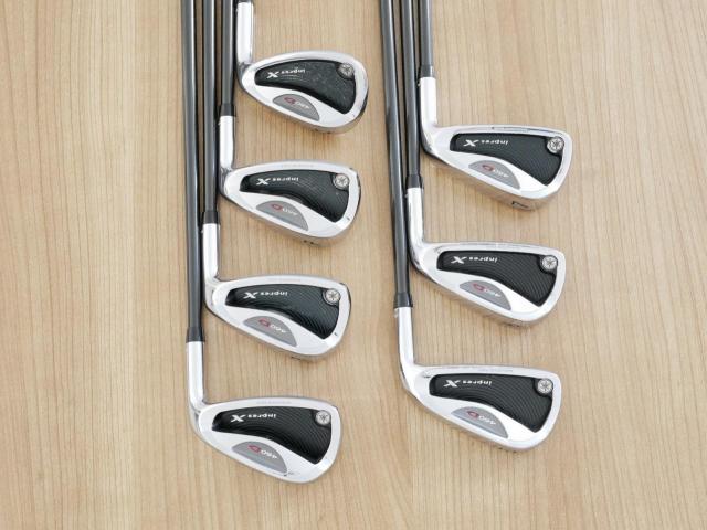 Iron set : Yamaha : ชุดเหล็ก Yamaha Inpres X 460D (หน้า Maraging เด้ง ไกล) มีเหล็ก 5-Pw,Sw (7 ชิ้น) ก้านกราไฟต์ Flex R