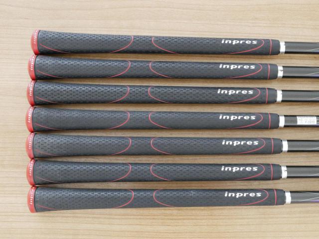 Iron set : Yamaha : ชุดเหล็ก Yamaha Inpres X 460D (หน้า Maraging เด้ง ไกล) มีเหล็ก 5-Pw,Sw (7 ชิ้น) ก้านกราไฟต์ Flex R
