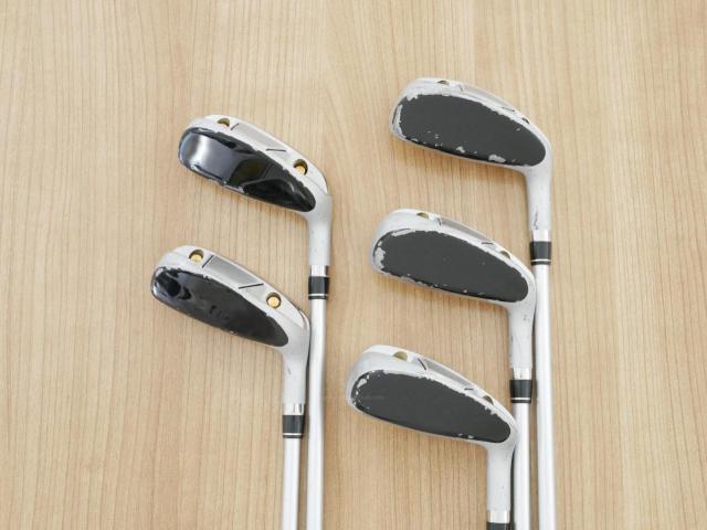 Iron set : Other Brand : ชุดเหล็กกระเทย EXSOLE มีเหล็ก 6-Pw (5 ชิ้น) ก้านกราไฟต์ Flex R