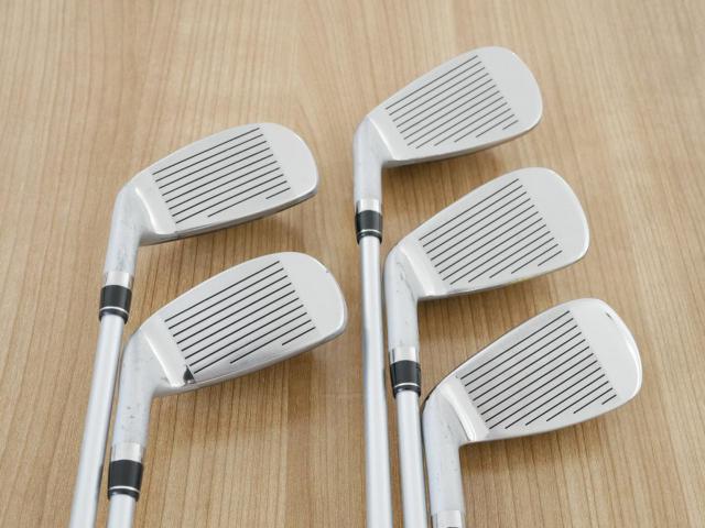 Iron set : Other Brand : ชุดเหล็กกระเทย EXSOLE มีเหล็ก 6-Pw (5 ชิ้น) ก้านกราไฟต์ Flex R