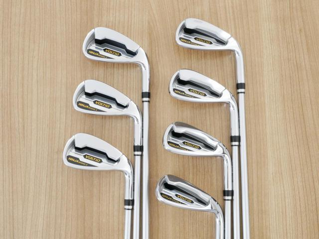 Iron set : Katana : ชุดเหล็ก Katana Voltio NINJA Model S (ปี 2020 หน้าเด้ง ตีไกล) มีเหล็ก 6-Pw,Aw,Sw (7 ชิ้น) ก้านกราไฟต์ Fujikura Voltio 40 Flex R