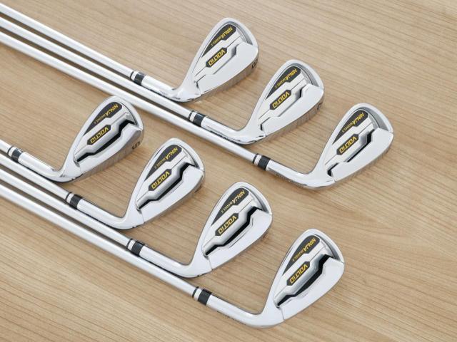 Iron set : Katana : ชุดเหล็ก Katana Voltio NINJA Model S (ปี 2020 หน้าเด้ง ตีไกล) มีเหล็ก 6-Pw,Aw,Sw (7 ชิ้น) ก้านกราไฟต์ Fujikura Voltio 40 Flex R