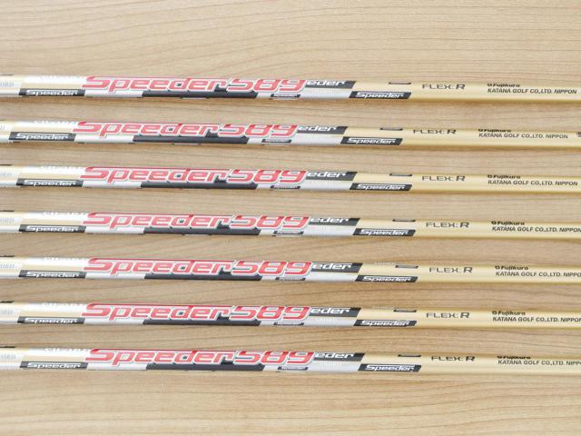 Iron set : Katana : ชุดเหล็ก Katana Sword Sniper 589 (หน้าเด้ง) มีเหล็ก 6-Pw,Aw,Sw (7 ชิ้น) ก้านกราไฟต์ Speeder 589 Flex R