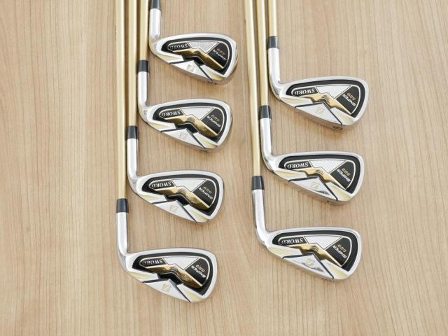 Iron set : Katana : ชุดเหล็ก Katana Sword Sniper 589 (หน้าเด้ง) มีเหล็ก 6-Pw,Aw,Sw (7 ชิ้น) ก้านกราไฟต์ Speeder 589 Flex R