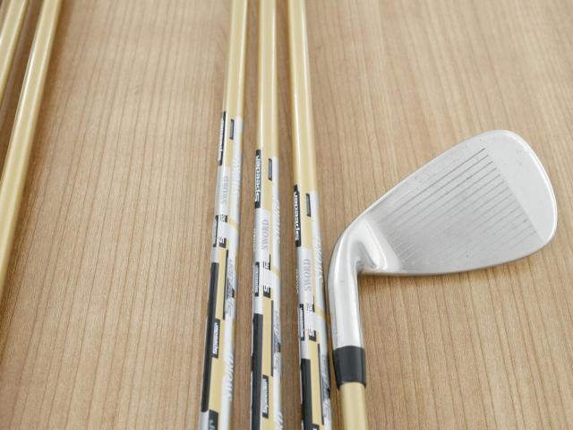 Iron set : Katana : ชุดเหล็ก Katana Sword Sniper 589 (หน้าเด้ง) มีเหล็ก 6-Pw,Aw,Sw (7 ชิ้น) ก้านกราไฟต์ Speeder 589 Flex R
