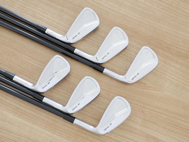 Iron set : Taylormade : ชุดเหล็ก Taylormade P7MC Forged (ซีรี่ย์ท้อปสุด ออกปี 2023) มีเหล็ก 5-Pw (6 ชิ้น) ก้านกราไฟต์ Mitsubishi Diamana Thump i95 Flex S
