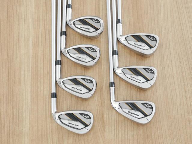 Iron set : Callaway : ชุดเหล็ก Callaway Mavrik (ปี 2020 ตีง่าย ไกลมากๆ) มีเหล็ก 6-Pw,Aw,Gw (7 ชิ้น) ก้านกราไฟต์ Mitsubishi Diamana 50 Flex R