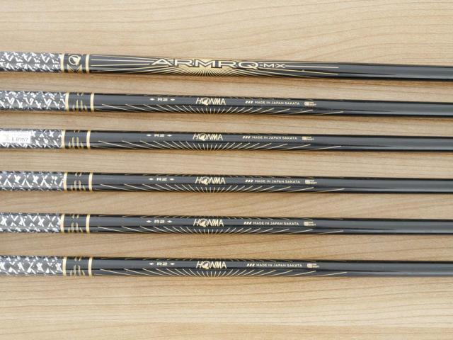 Iron set : Honma : ชุดเหล็ก Honma Beres Black Forged (ออกปี 2022 สวยมากๆ) มีเหล็ก 6-11 (6 ชิ้น เทียบเท่า 5-Pw) ก้าน ARMRQ MX Flex R2