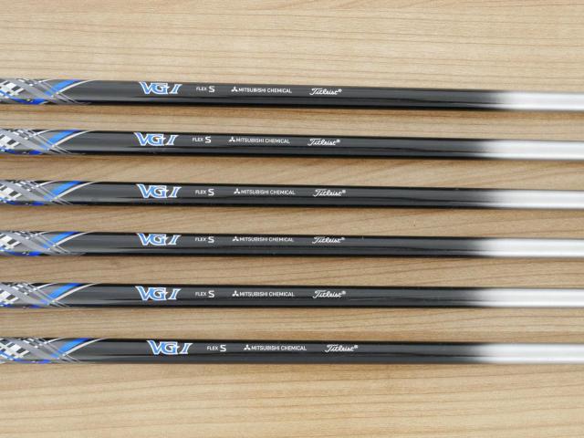 Iron set : Titleist : ชุดเหล็ก Titleist VG3 Forged (ออกปี 2019 Japan Spec. นุ่มแน่น) มีเหล็ก 5-Pw (6 ชิ้น) ก้านกราไฟต์ Mitsubishi Rayon VGI Flex S