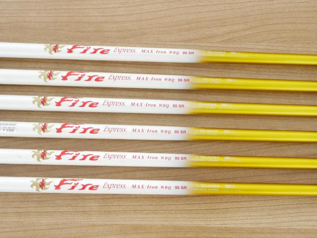 Iron set : XXIO : ชุดเหล็ก XXIO Forged 5 มีเหล็ก 5-Pw (6 ชิ้น) สุดยอดก้าน Quadra Fire Express MAX Iron WBQ 95 Flex SR