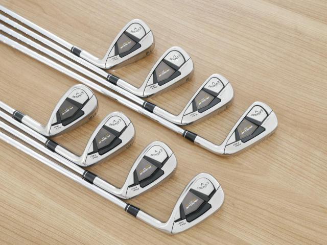Iron set : Callaway : ชุดเหล็ก Callaway Rogue ST Max Fast (ออกปี 2022 ตีง่ายที่สุด ไกลสุดของ Callaway) มีเหล็ก 6-Pw,Aw,Gw,Sw (8 ชิ้น) ก้านเหล็ก NS Pro 850 NEO Flex S