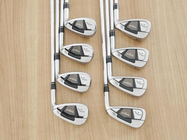Iron set : Callaway : ชุดเหล็ก Callaway Rogue ST Max Fast (ออกปี 2022 ตีง่ายที่สุด ไกลสุดของ Callaway) มีเหล็ก 6-Pw,Aw,Gw,Sw (8 ชิ้น) ก้านเหล็ก NS Pro 850 NEO Flex S