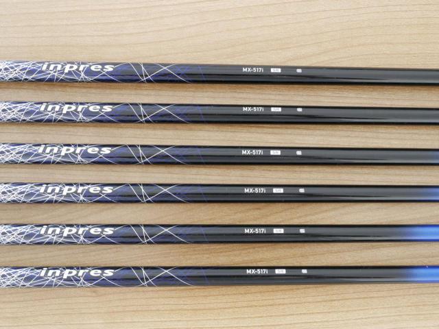 Iron set : Yamaha : ชุดเหล็ก Yamaha Inpres UD+2 (ปี 2018 ตีไกลที่สุด ไกลกว่าเหล็กทั่วไป 2 เบอร์) มีเหล็ก 7-Pw,Aw,As (6 ชิ้น) ก้านกราไฟต์ Flex SR