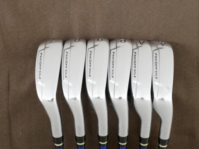Iron set : Yamaha : ชุดเหล็ก Yamaha Inpres UD+2 (ปี 2018 ตีไกลที่สุด ไกลกว่าเหล็กทั่วไป 2 เบอร์) มีเหล็ก 7-Pw,Aw,As (6 ชิ้น) ก้านกราไฟต์ Flex SR