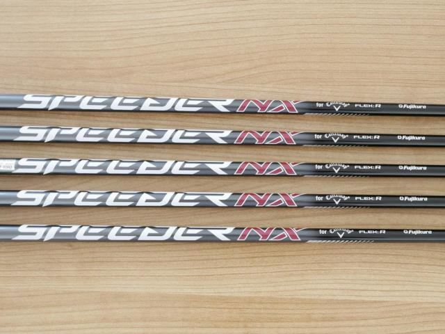Iron set : Callaway : ชุดเหล็ก Callaway Big Bertha (รุ่นล่าสุด ปี 2023 ตีง่ายที่สุดของ Callaway) มีเหล็ก 6-Pw (5 ชิ้น) ก้านกราไฟต์ Fujikura Speeder NX Flex R
