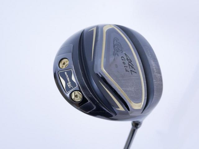 Driver : Tsuruya : Tsuruya AXEL Gold Premium III (รุ่นปี 2019 ตัวท๊อป หน้าเด้งสุดๆ COR 0.86 ของใหม่ 4 หมื่น) Loft 10.5 Flex R