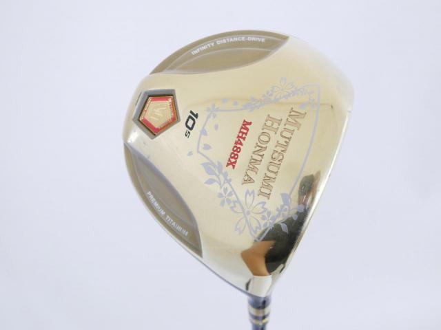 Driver : Other Brand : ไดรเวอร์ Mutsumi Honma MH488X (หัวขนาด 488cc. หน้าเด้งเกินกฏ) Loft 10.5 Flex SR