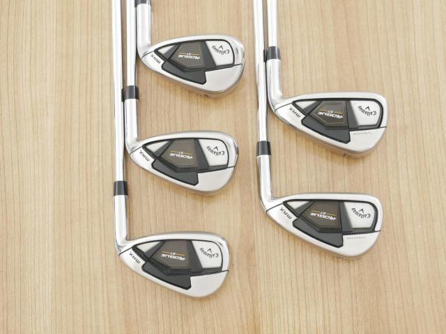 Iron set : Callaway : ชุดเหล็ก Callaway Rogue ST Max (ออกปี 2022 ตีง่าย ไกลมาก) มีเหล็ก 6-Pw (5 ชิ้น) ก้านเหล็ก Dynamic Gold 95 S200