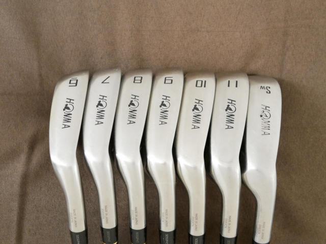 Iron set : Honma : ชุดเหล็ก Honma LB-515 (ใบใหญ่มาก หน้าเด้ง ตีง่ายมาก) มีเหล็ก 6-11,Sw (7 ชิ้น) ก้านกราไฟต์ LB-1000 Flex R