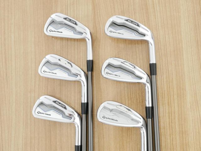 Iron set : Taylormade : ชุดเหล็ก Taylormade SLDR มีเหล็ก 5-Pw (6 ชิ้น) ก้านกราไฟต์ Flex R