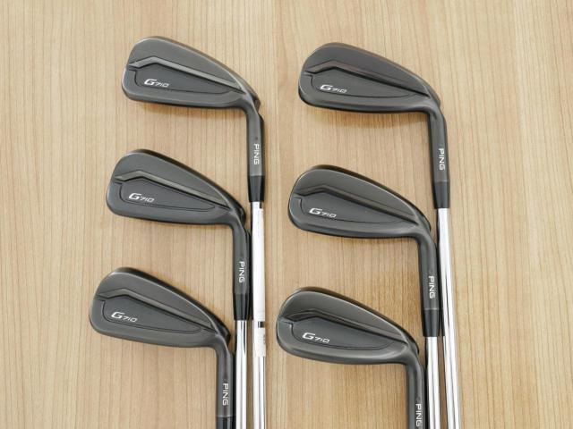 Iron set : Ping : ชุดเหล็ก Ping G710 (ปี 2021 Japan Spec. ใบใหญ่ ง่ายที่สุด ไกลที่สุดของ Ping) มีเหล็ก 5-Pw (6 ชิ้น) ก้านเหล็ก NS Pro Zelos 7 Flex R